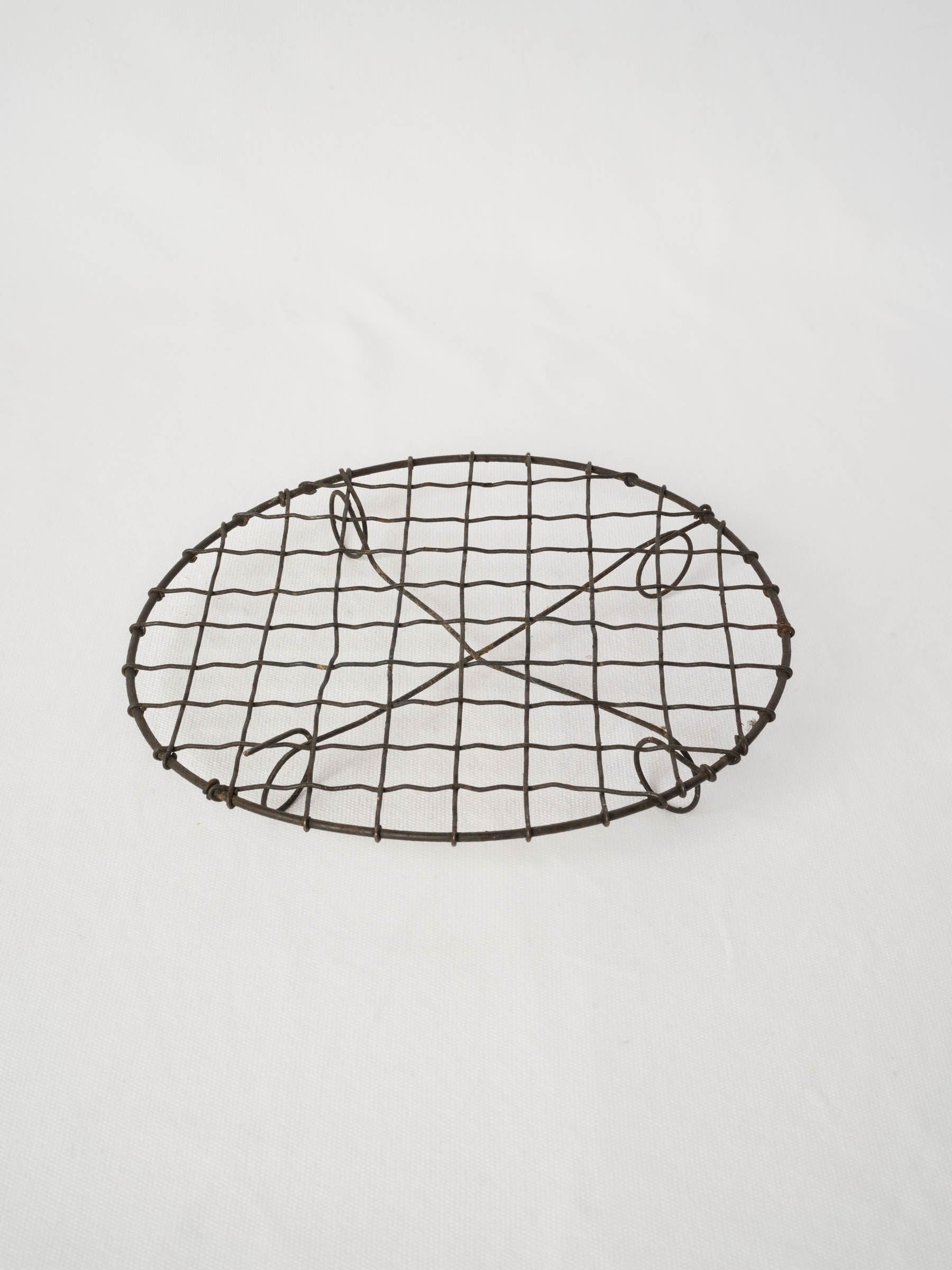 Small French Wirework Grille Late 19th Century Provence