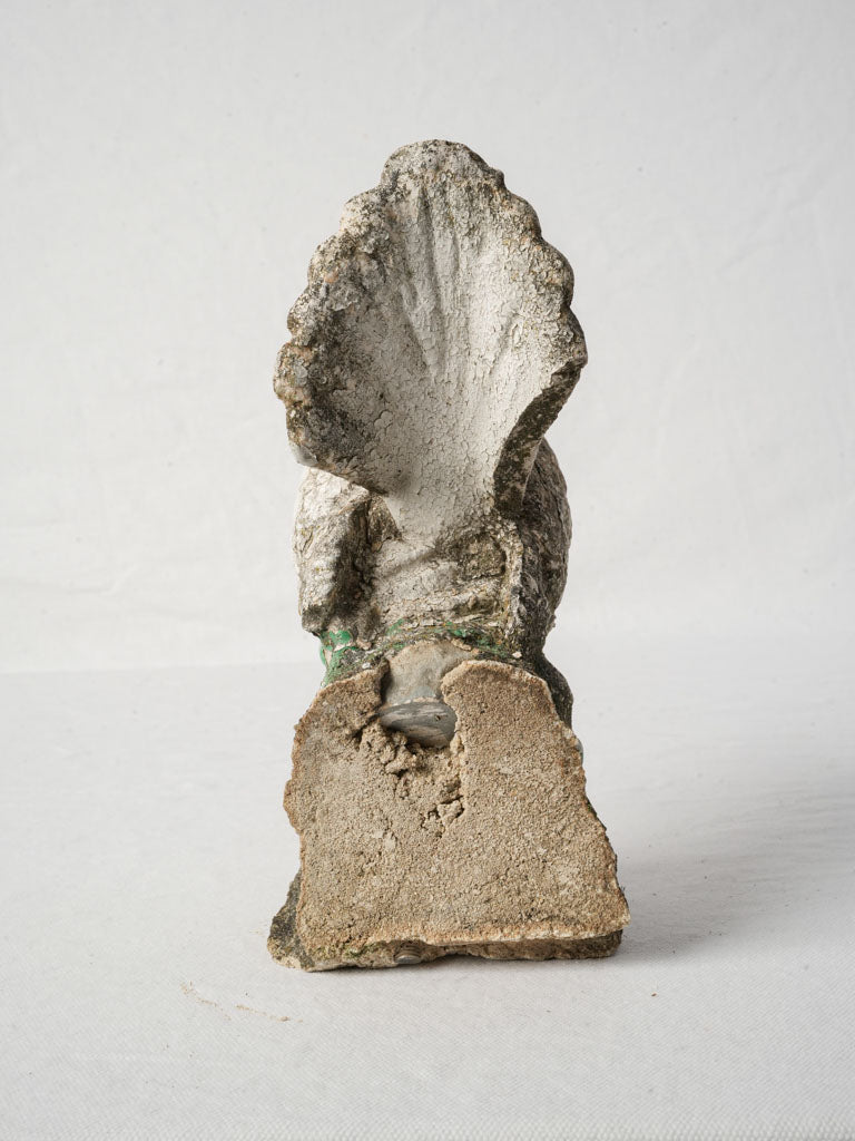 Textured antique bird ornament