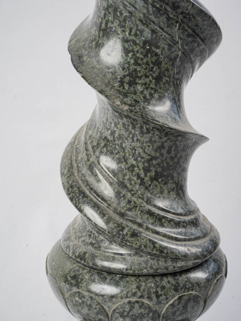 Striking helical form pedestal