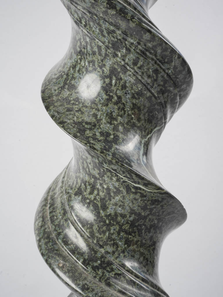 Subtly aged patina pedestal