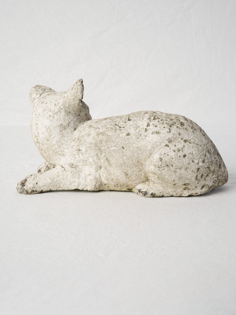Whimsical French style cat sculpture