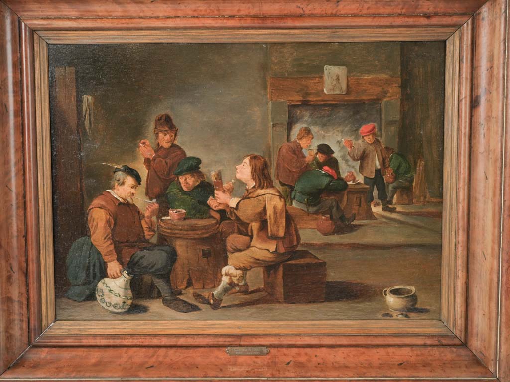 Convivial, warm, traditional Dutch painting
