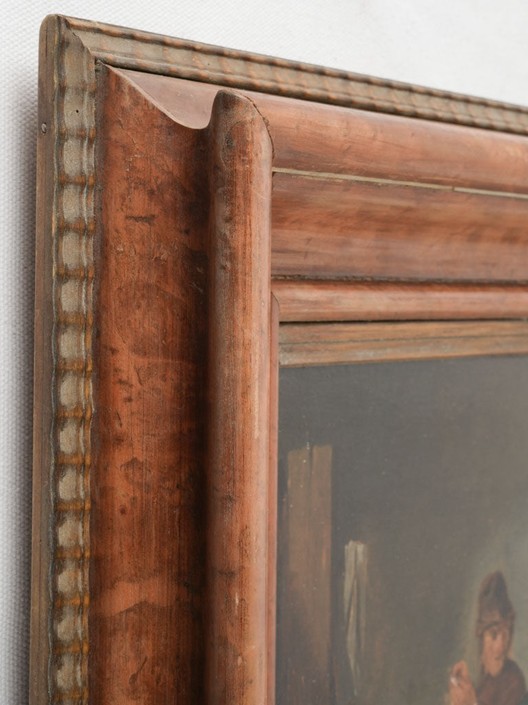 Traditional, vibrant antique Dutch tavern art