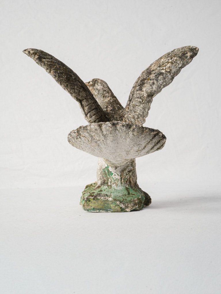 Rustic mid-century outdoor ornament