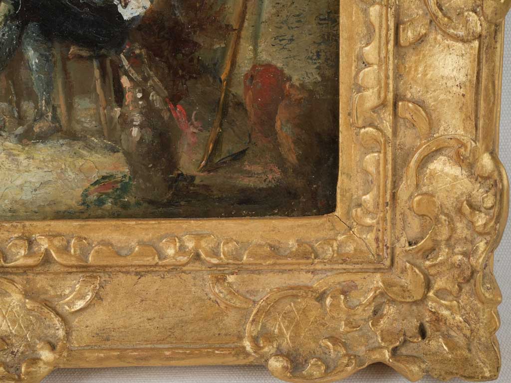 Classic 19th-century genre painting - Musicians