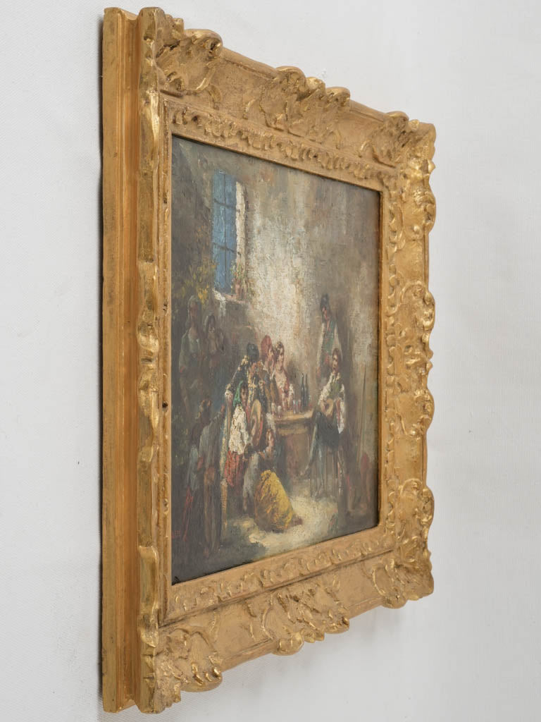 Rustic genre painting - Tavern interior