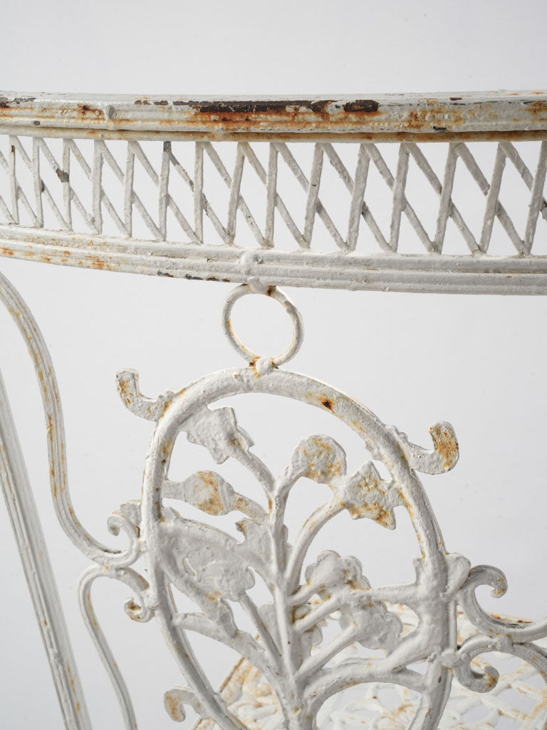 Ornate scrollwork vintage garden décor