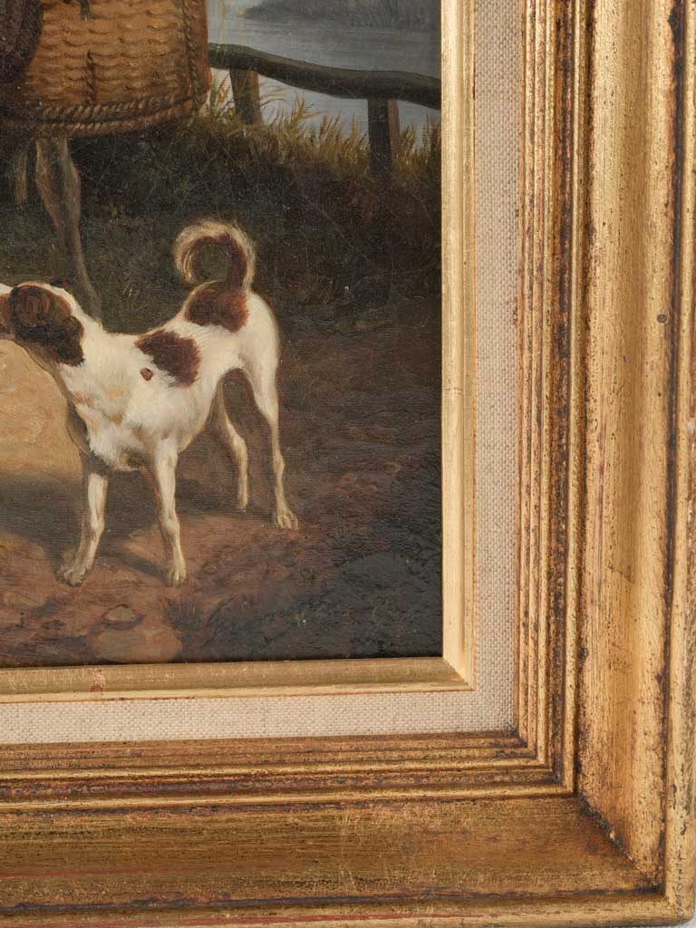 Restored Fromanet and Cranier canvas painting