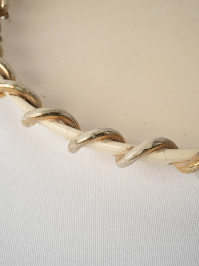 Refined handcrafted ceramic plate