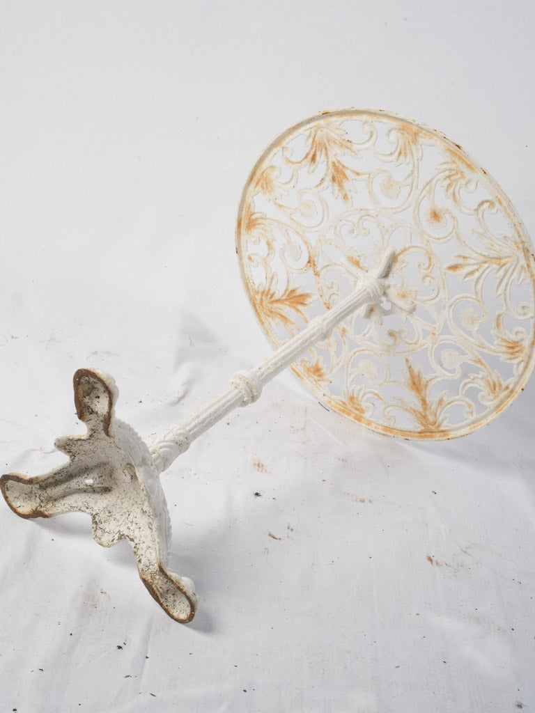 Classic retro European patio decor