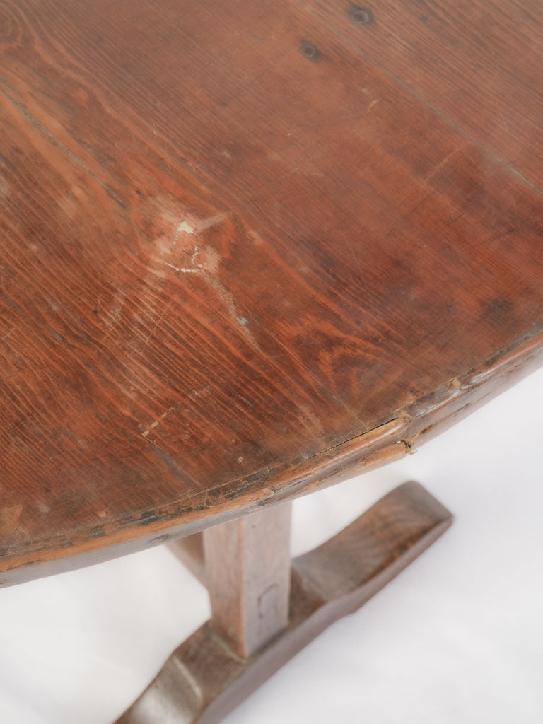 Weathered pine wood vintage table
