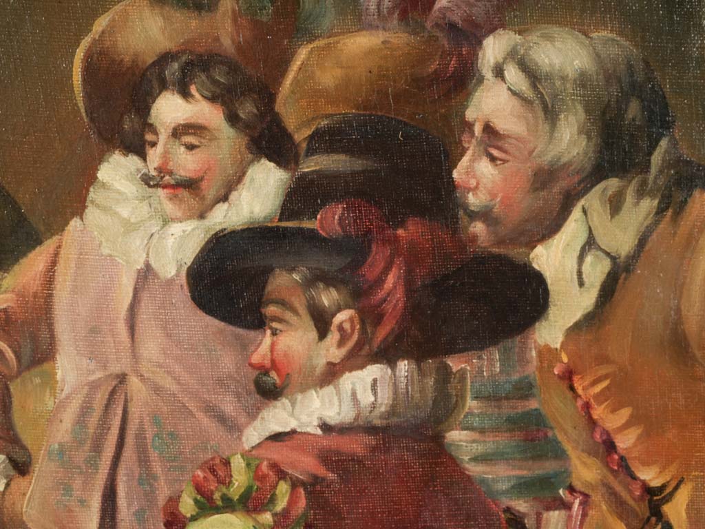 Exquisite Musketeers Artwork on Canvas