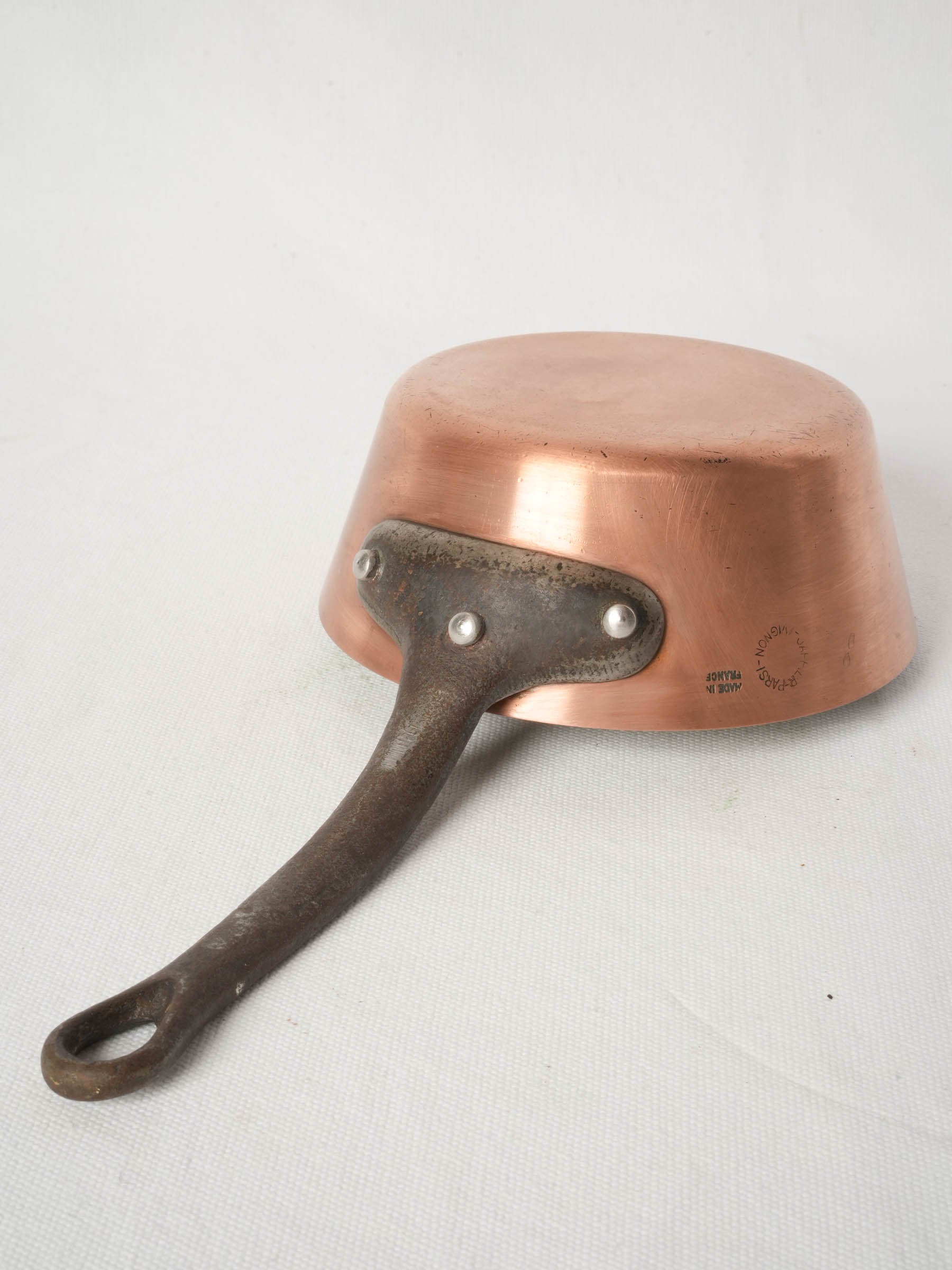 French Copper Casserole from Chanteduc Stainless Lined