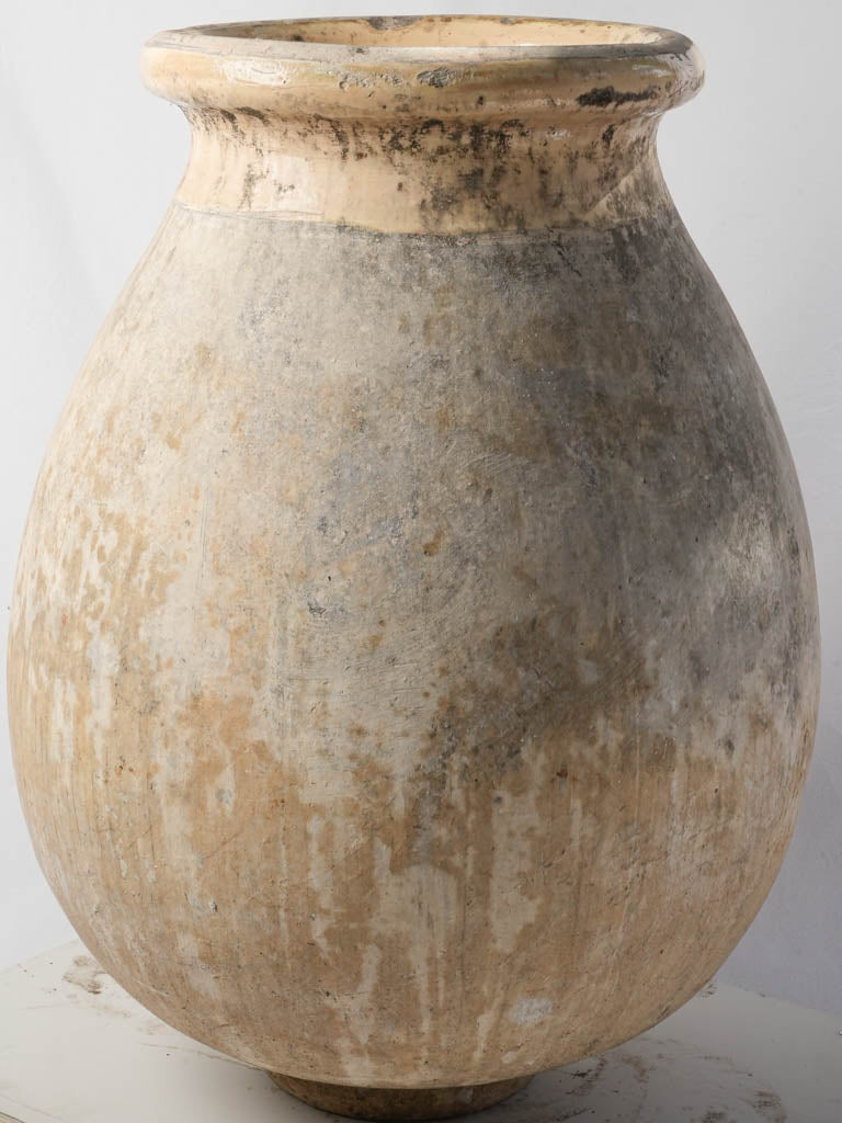 Rustic Provençal glazed Biot pottery