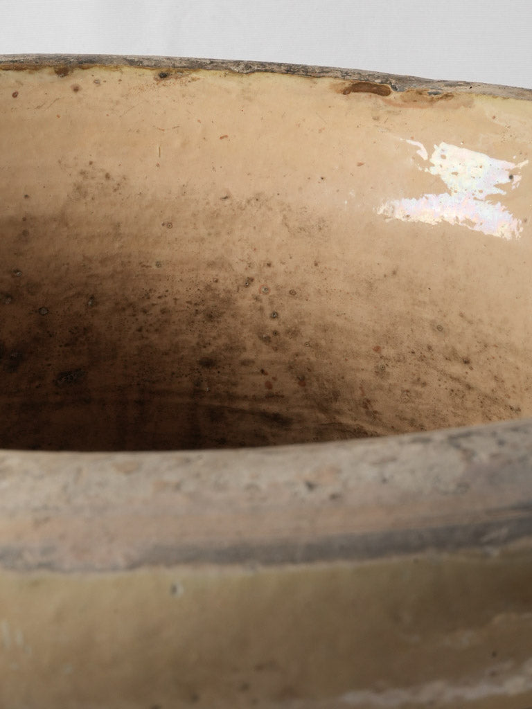 Stylish vintage terracotta Biot container