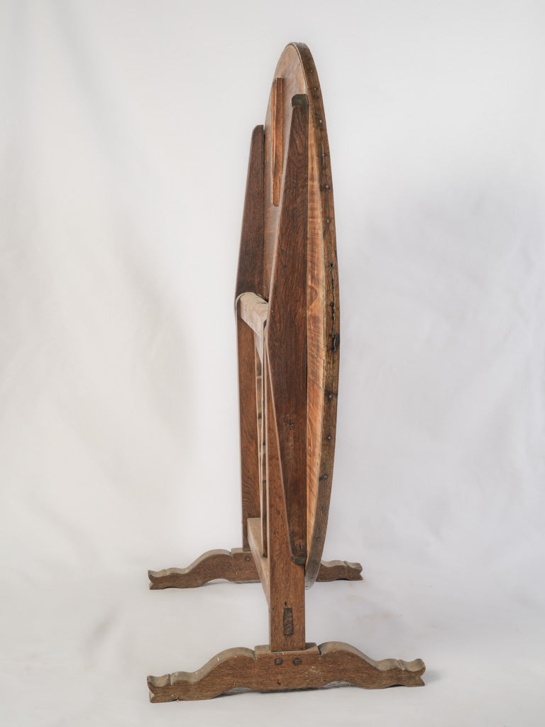 Sturdy substantial oak French table