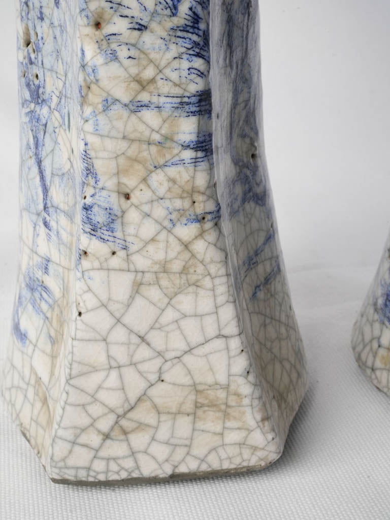 Character-rich glazed ceramic vases
