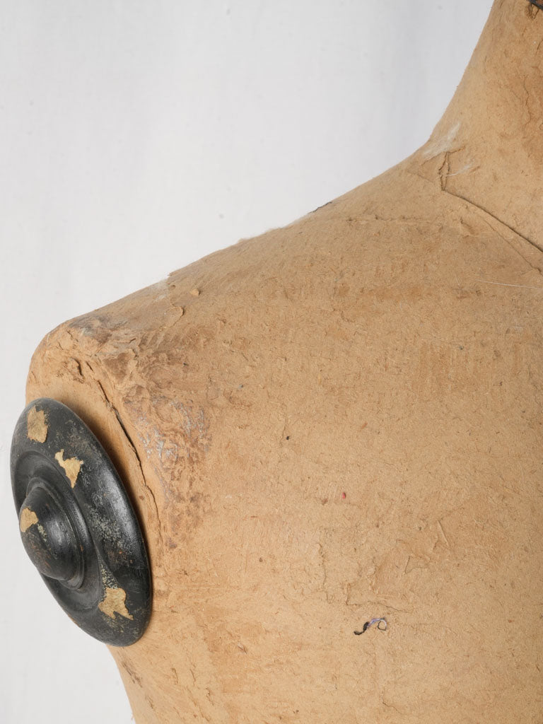 Antique English Adjustable Male Tailor’s Mannequin - 52¼"