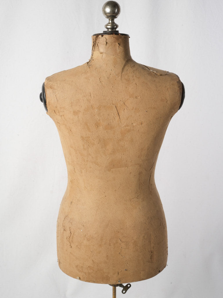 Antique English Adjustable Male Tailor’s Mannequin - 52¼"
