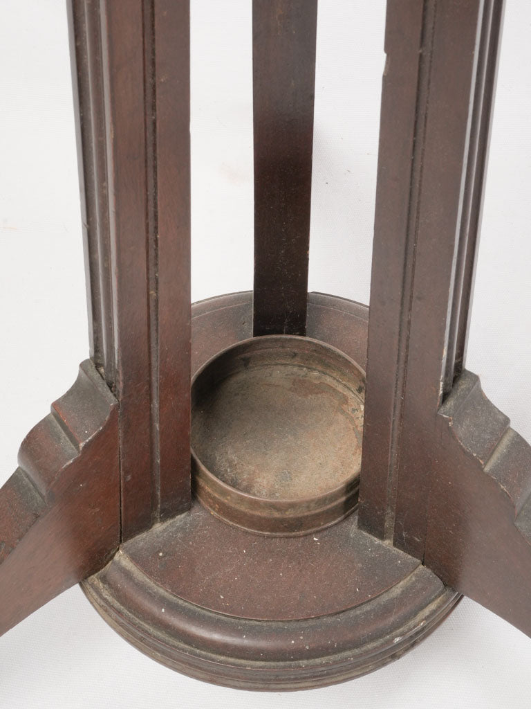 Early 20th-Century English Mahogany Tall Coat Stand - 81½"