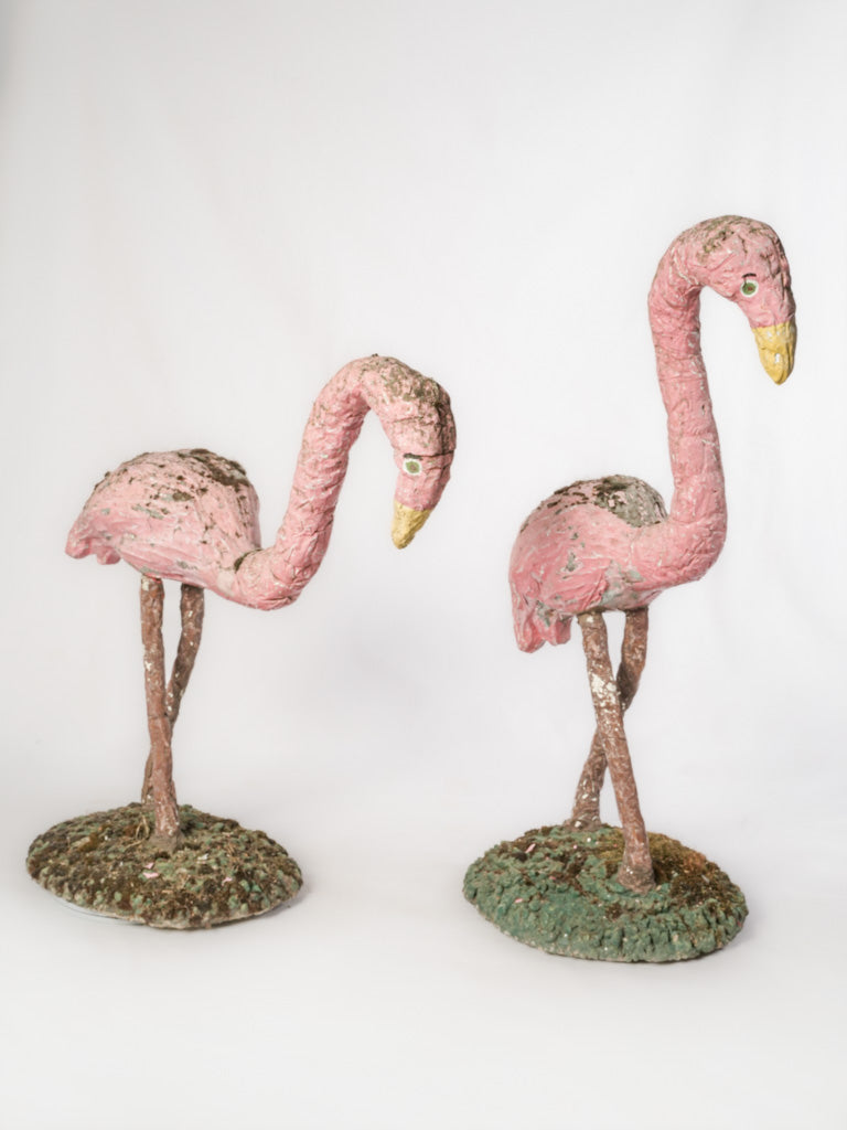 Whimsical mid-century garden pieces