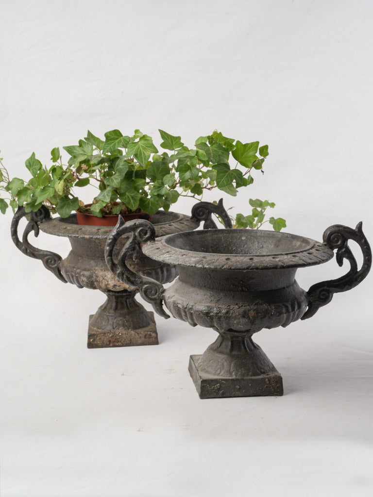 Renaissance style garden planters