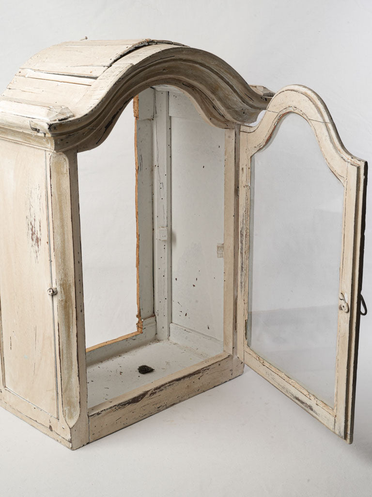 Timeworn patina vitrine