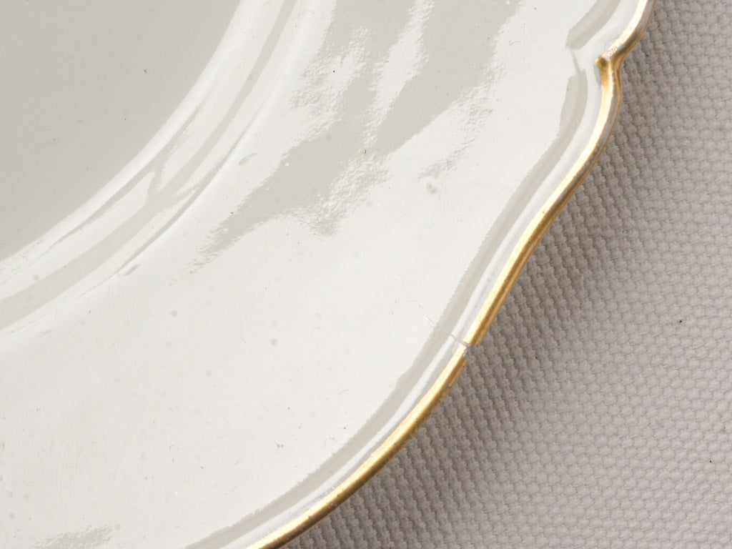 Early 20th-Century Monogrammed Porcelain Dinner Service by Émile Bourgeois for 10