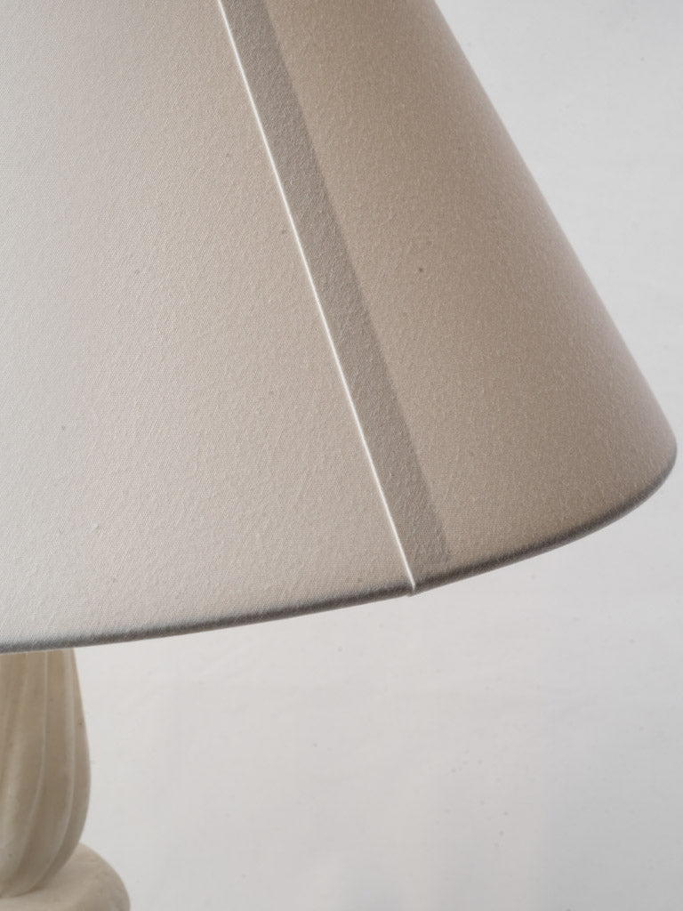 Understated elegance alabaster lamp