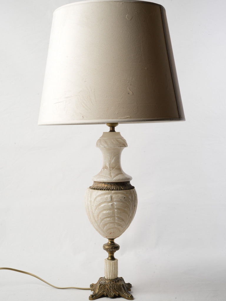 Classic gilt metal lamp