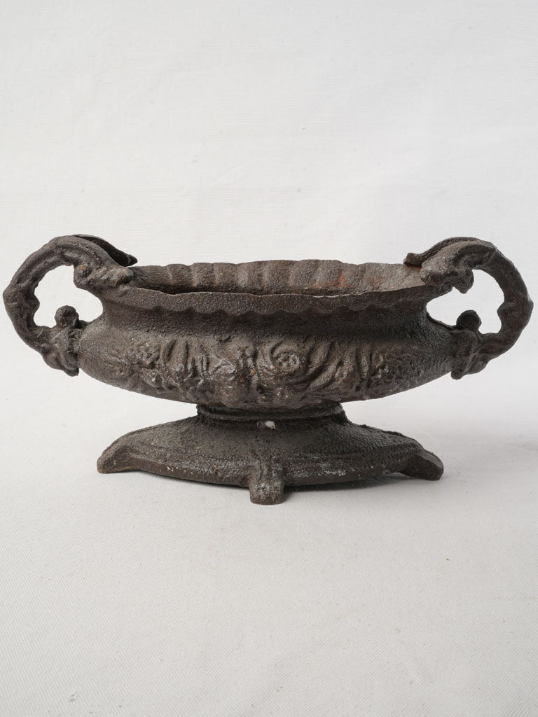Authentic aged garden urn