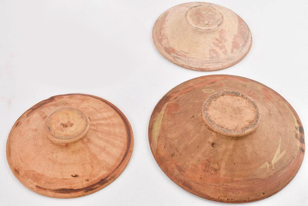Collection of 3 omelette plates 8¾" - 11½"