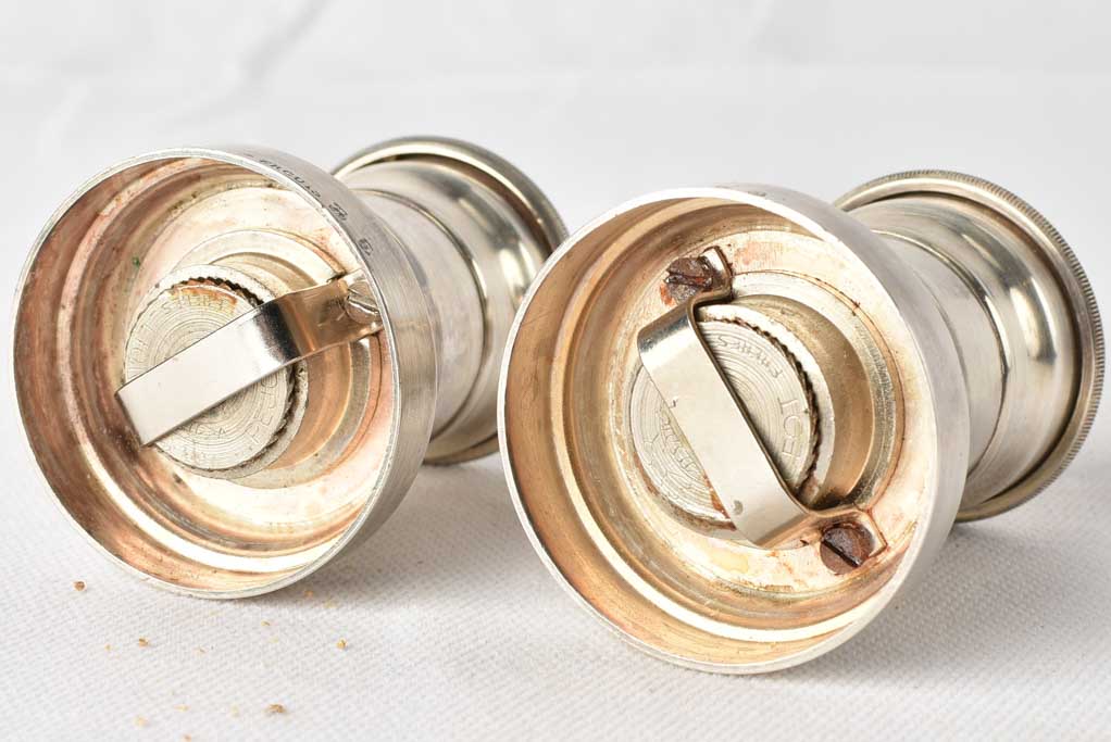 Art deco salt & pepper shakers - Ercuis