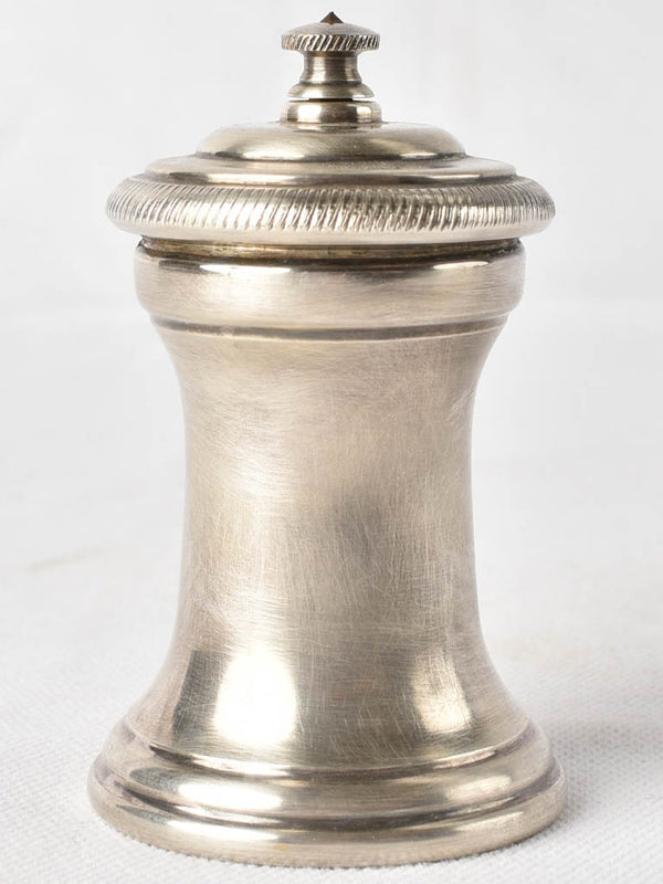 Antique Silver-Plated Art Deco Pepper Shaker