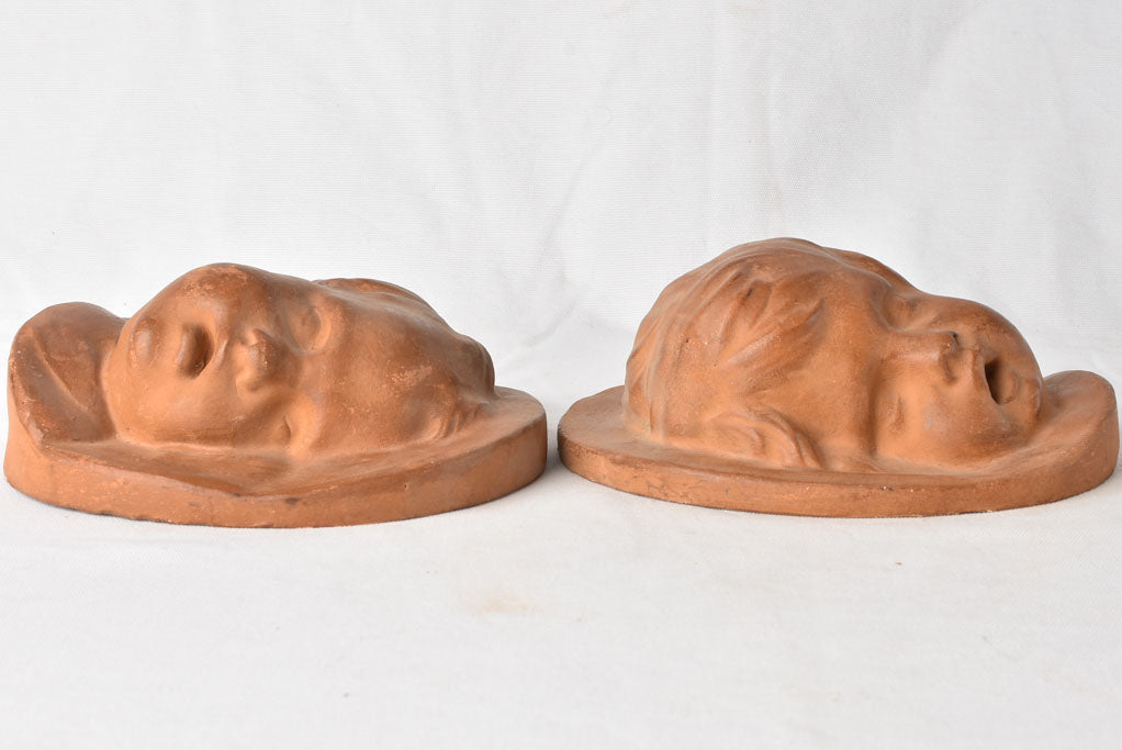 Unique aged cherub wall art