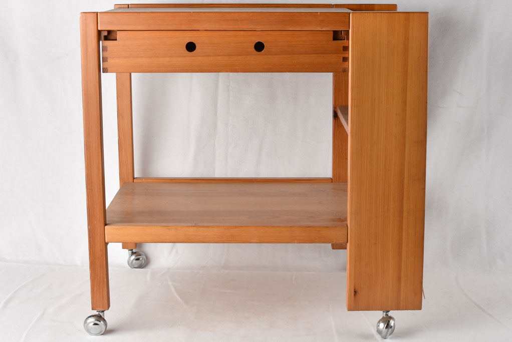 1970s Rustic Dessert Trolley