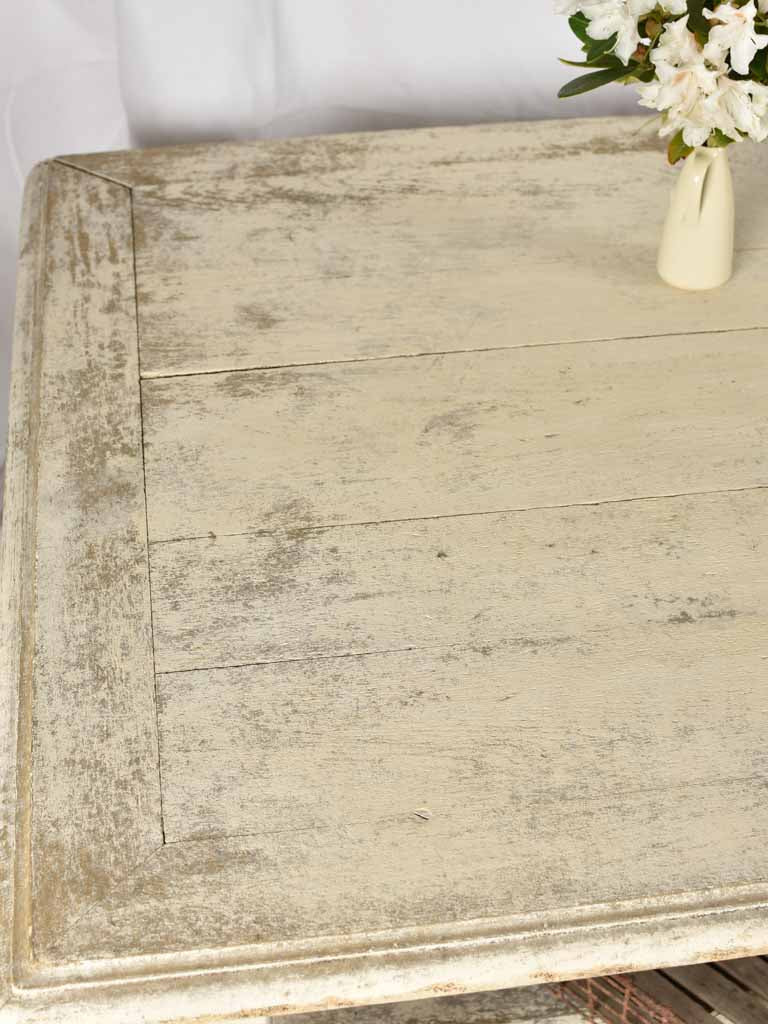Rustic Pine Table with Storage Shelf
