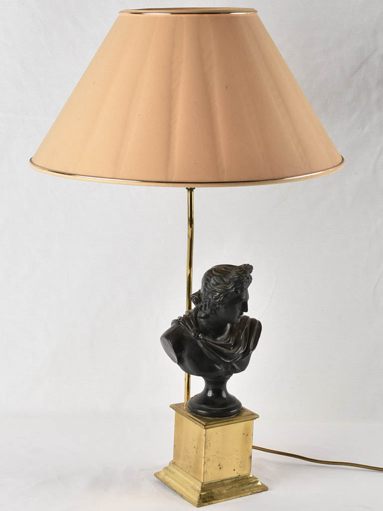 Table lamp with bust - 1940s - 29½"