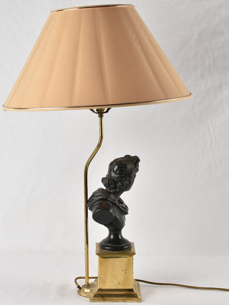 Table lamp with bust - 1940s - 29½"
