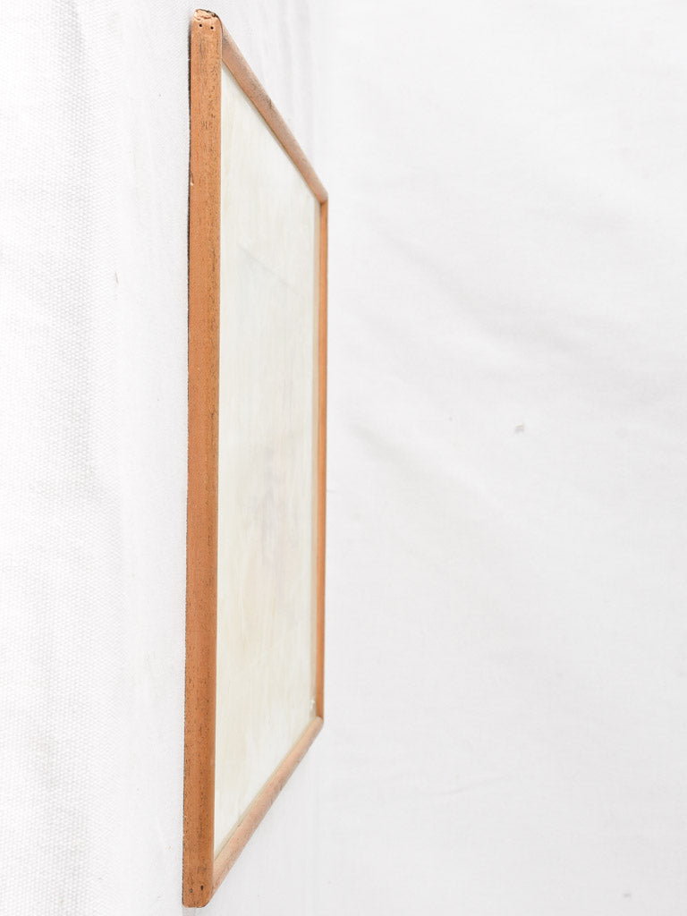 Charming 19th-century city scene watercolor