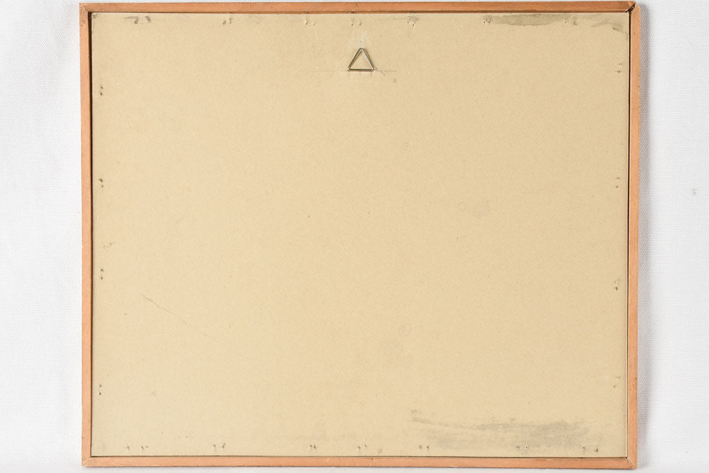 Historic framed Fauja watercolor painting