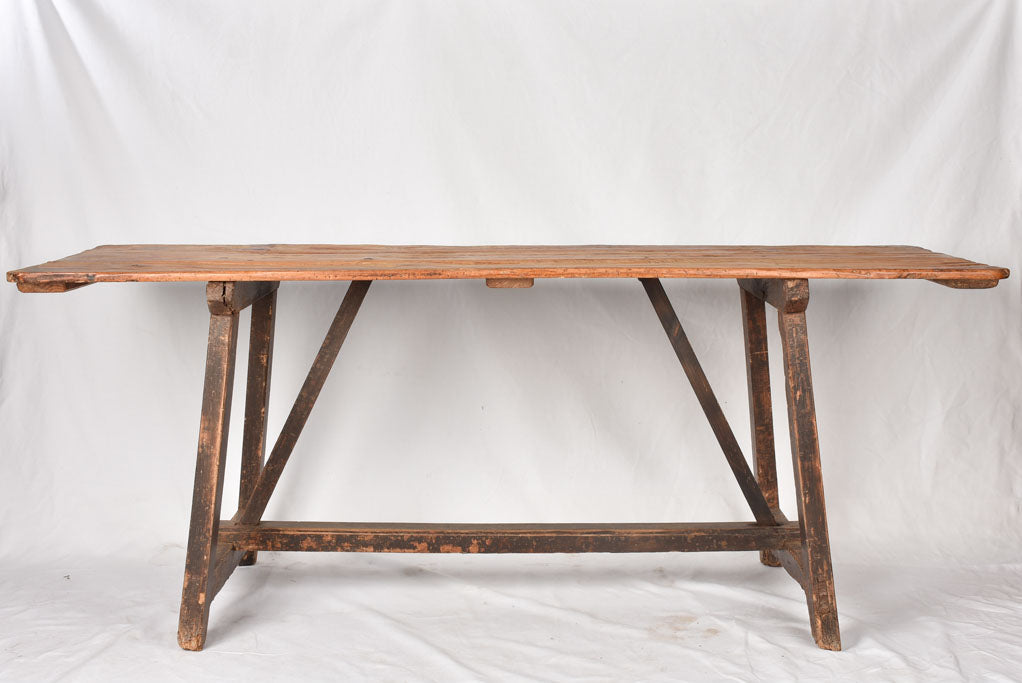 Rustic farm table / console table - 18th century 78¾" x 28¼"