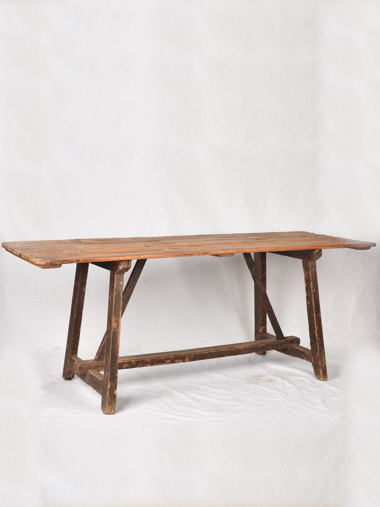 Rustic farm table / console table - 18th century 78¾" x 28¼"