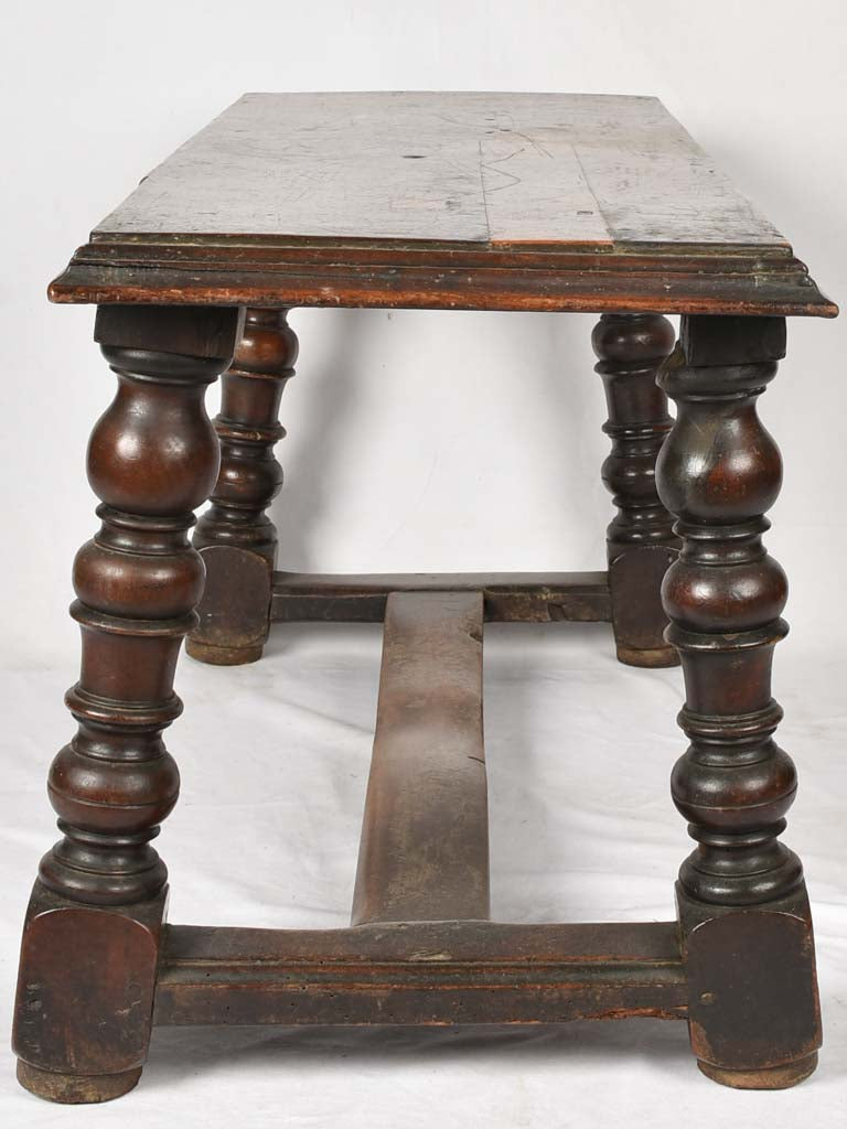 Walnut work table - 17th century Louis XIII - 51½"
