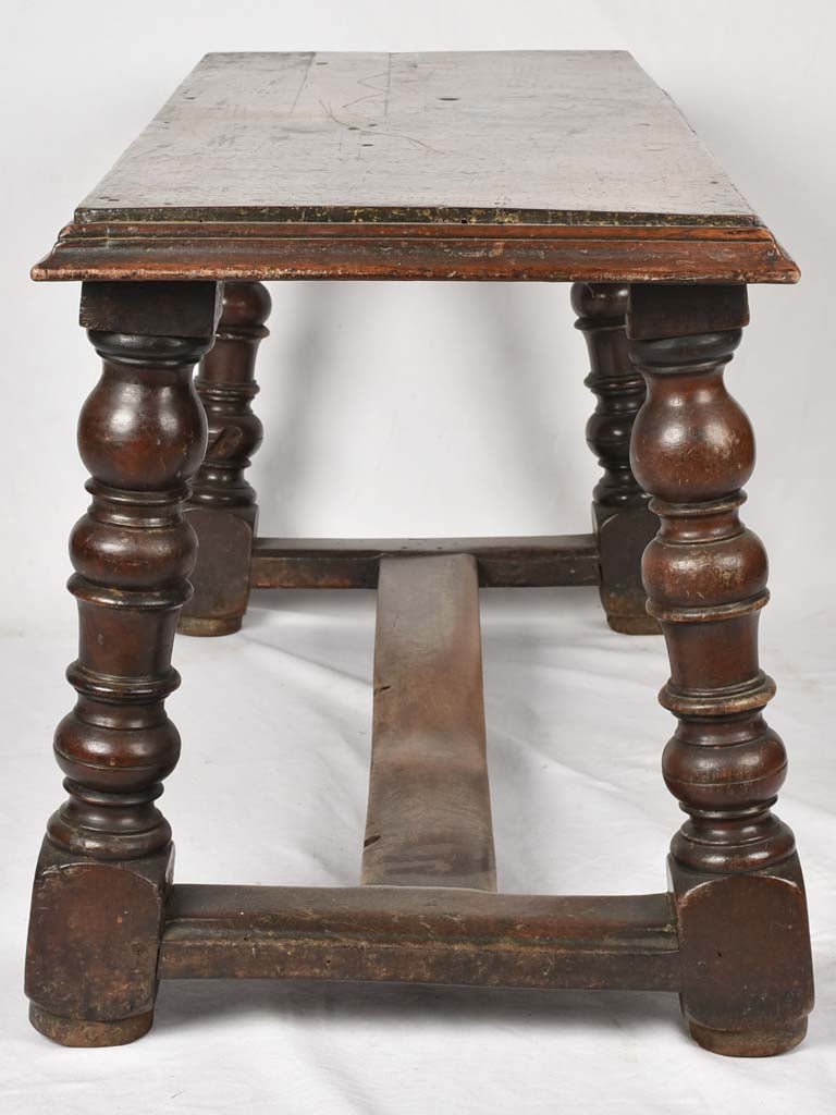 Walnut work table - 17th century Louis XIII - 51½"