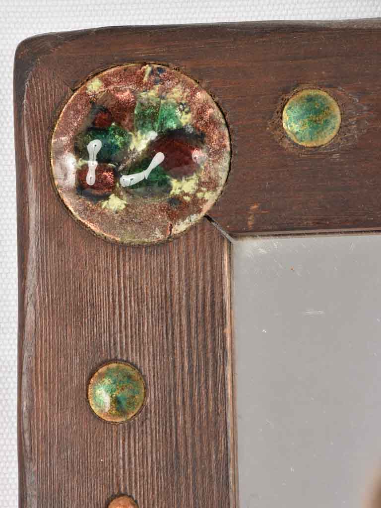 Antique framed mirror Capo Esmaltes style