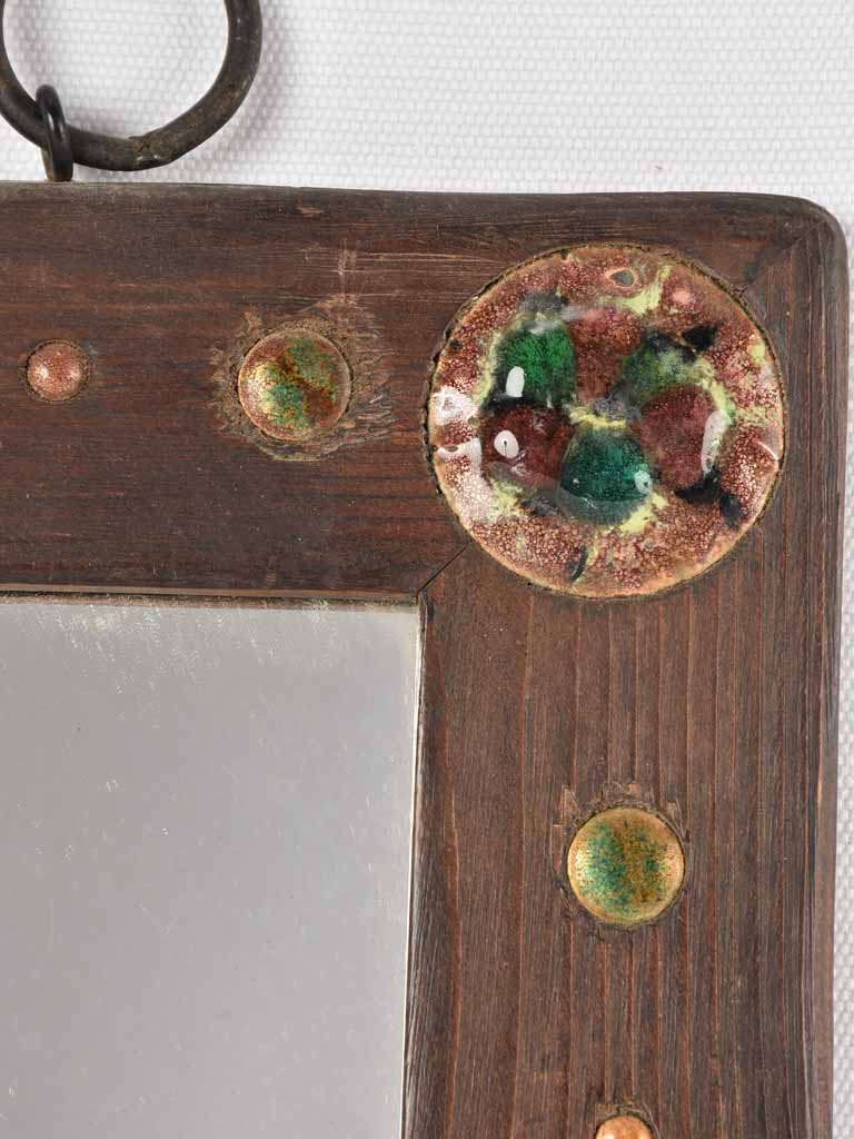 Classic 1970s Capo Esmaltes small mirror