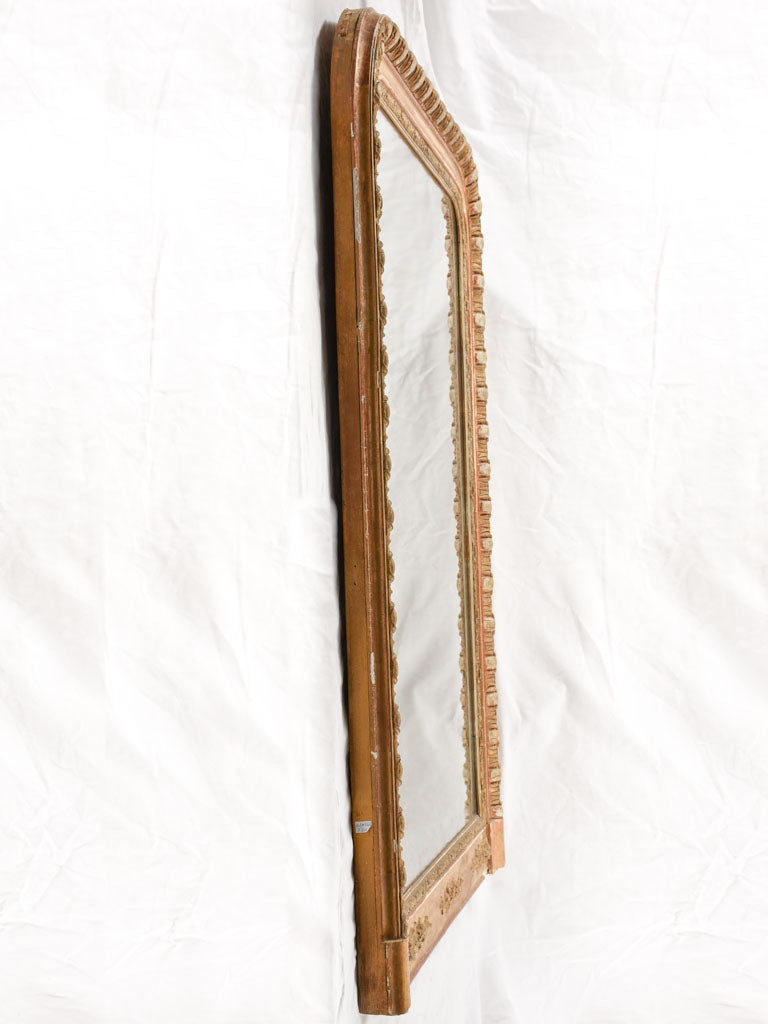 Very large Louis Philippe mirror w/ beading 47¾" x 38¼"