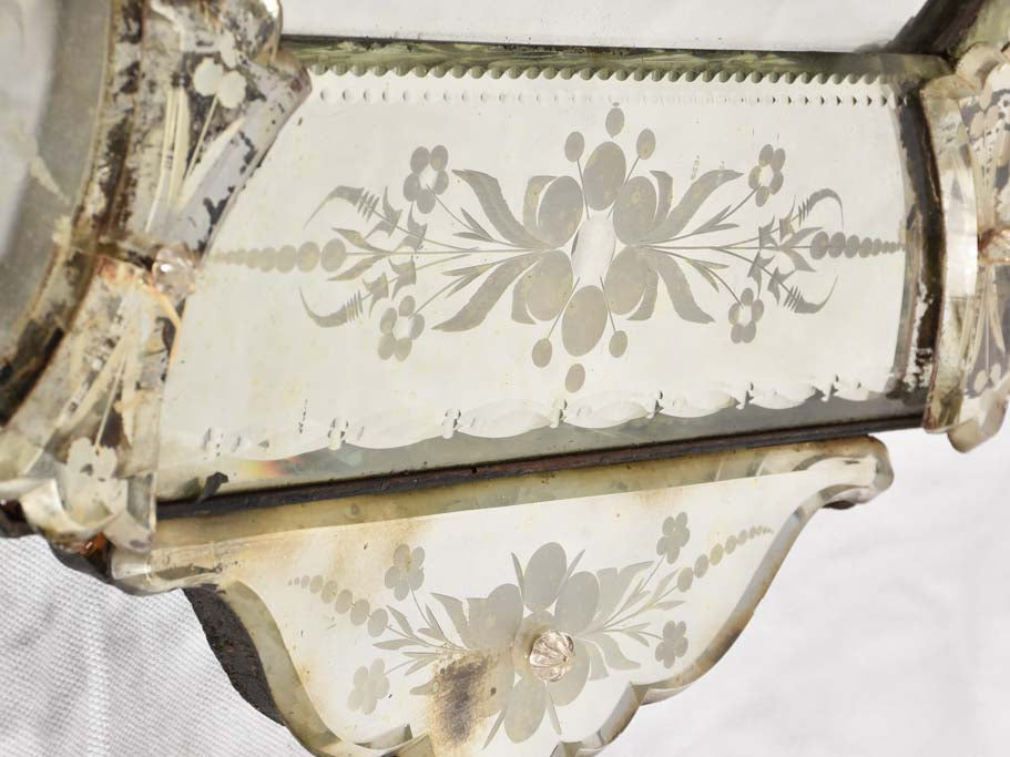 Jewel-like large Venetian mirror
