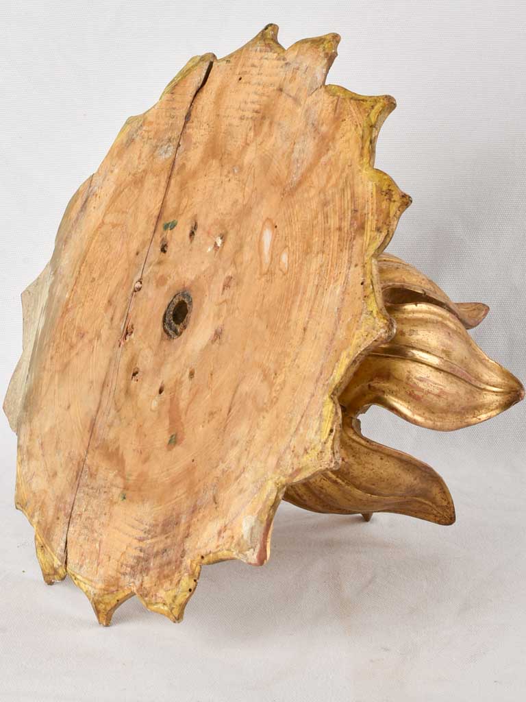 Gilded ceiling rose / light fitting 14½"